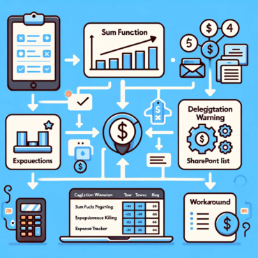 Calculate Totals for Rows in a SharePoint List Without Triggering Delegation Warnings