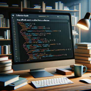 Collection Guide How to Efficiently Extract a Column from a Collection