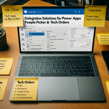 Delegation Solutions for Power Apps People Picker & Tech Orders