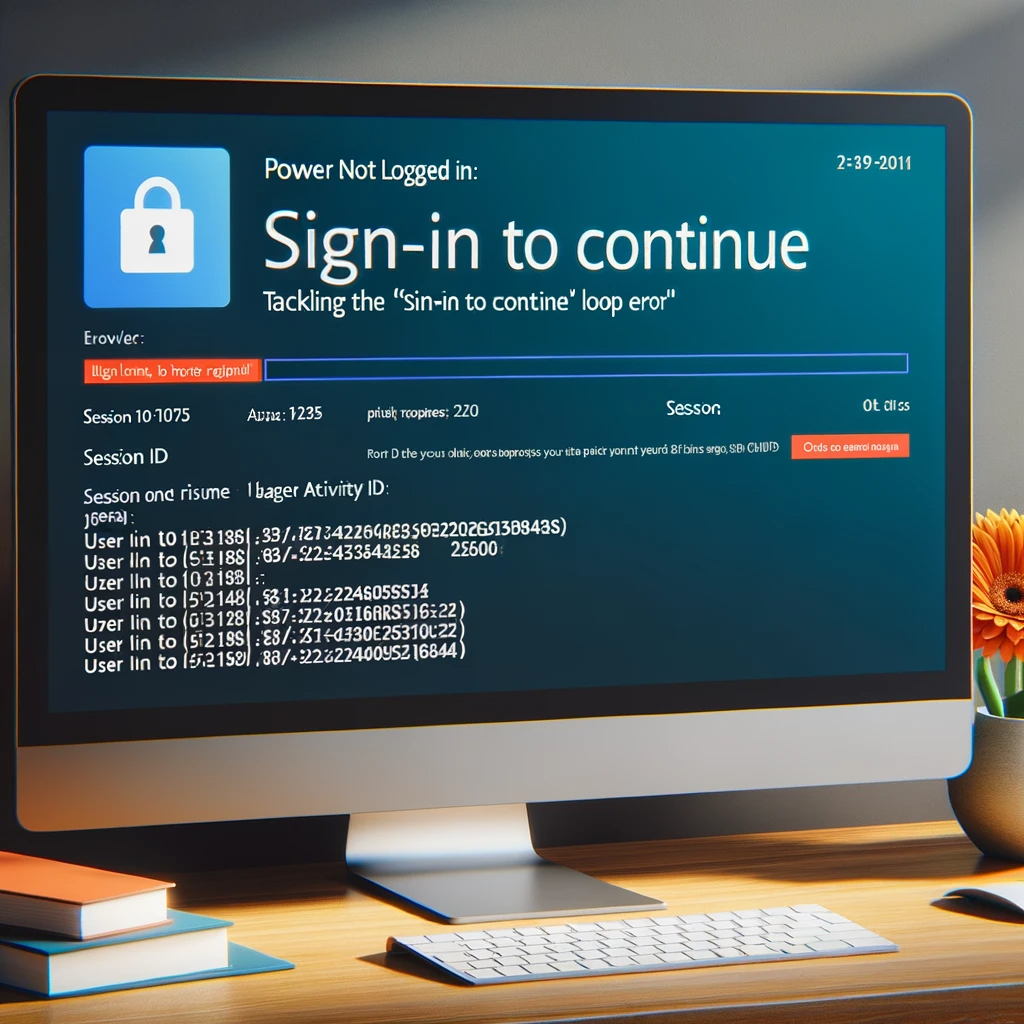 Guide to Resolving Power App Login Issues Tackling the “Sign-in to Continue” Loop Error