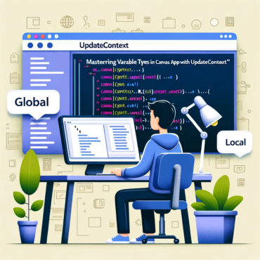 Mastering Variable Types in Canvas Apps with UpdateContext