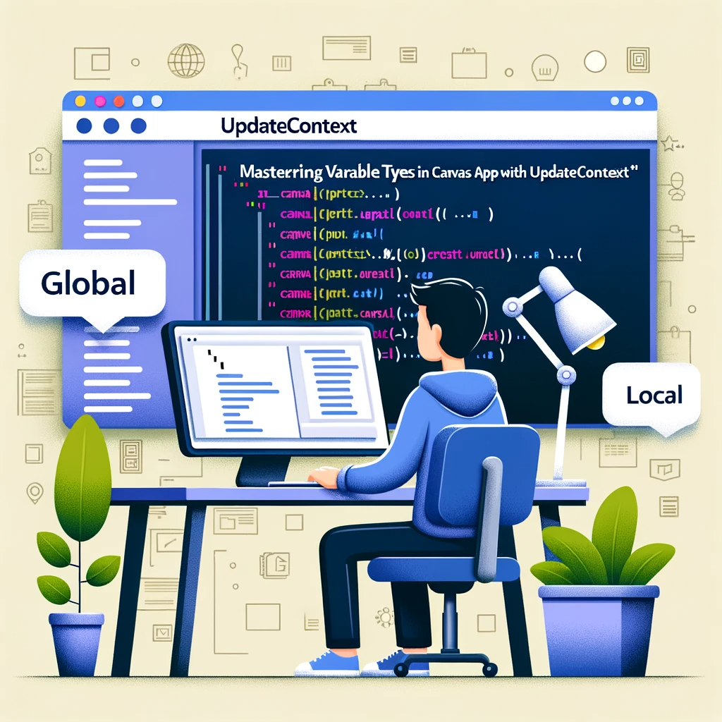 Mastering Variable Types in Canvas Apps with UpdateContext