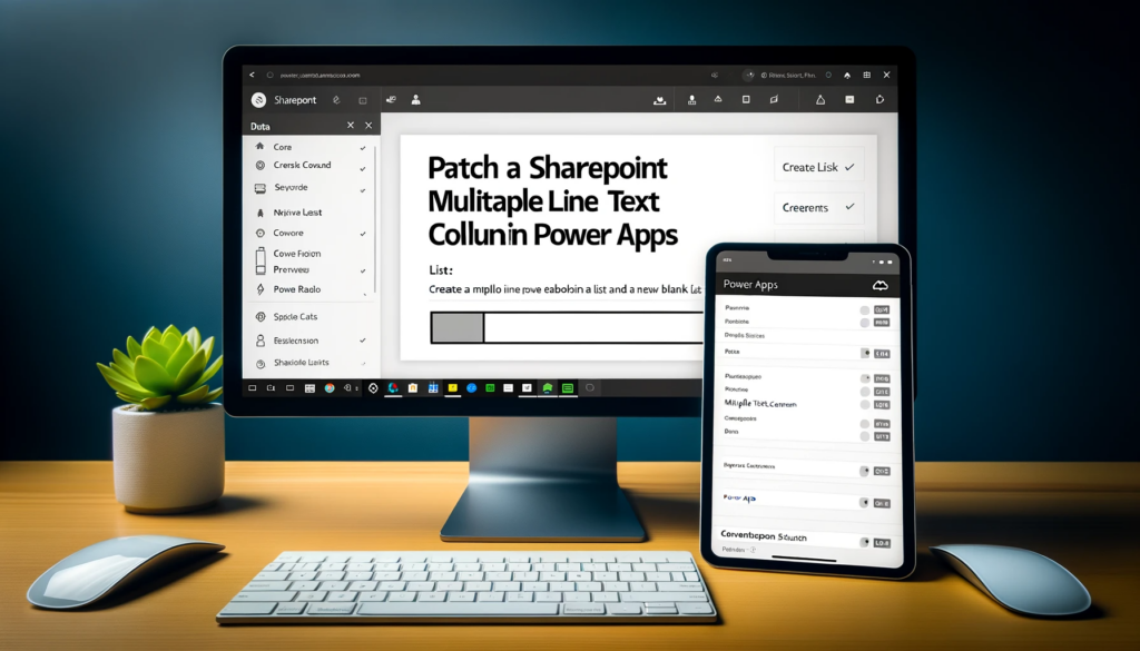 PATCH A SharePoint Multiple Line Text Column In Power Apps