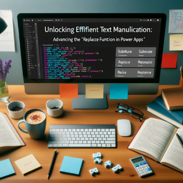Unlocking Efficient Text Manipulation Advancing the “Replace Function” in Power Apps