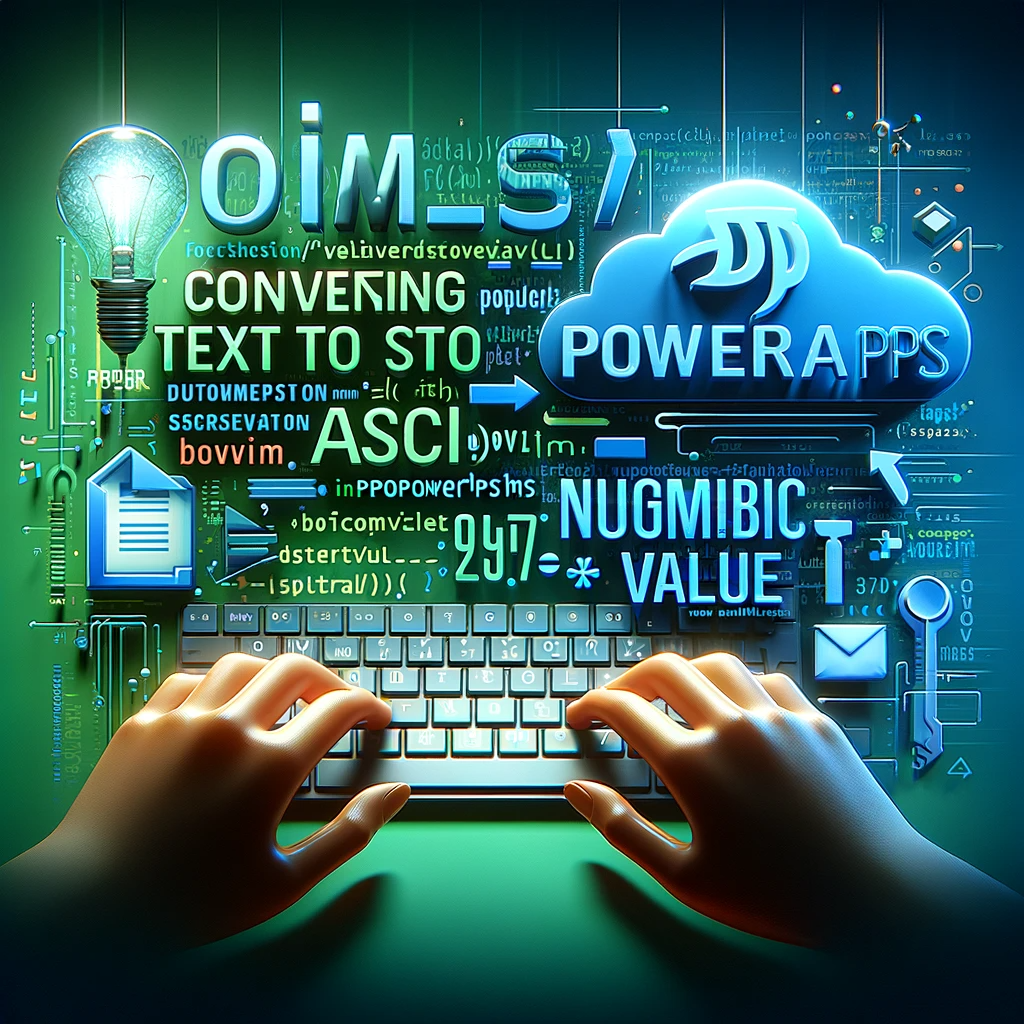 Converting Text to ASCII Numeric Value in PowerApps