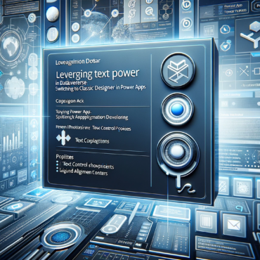 Leveraging Text Power in Dataverse Switching to Classic Designer in Power Apps