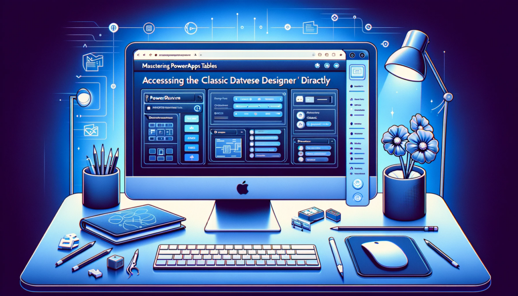 Mastering PowerApps Table Accessing the Classic Dataverse Designer Directly